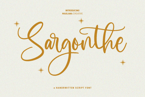 Sargonthe Font Poster 1