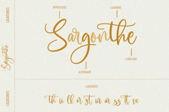 Sargonthe Font Poster 9