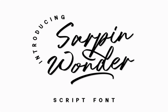 Sarpin Wonder Font Poster 1