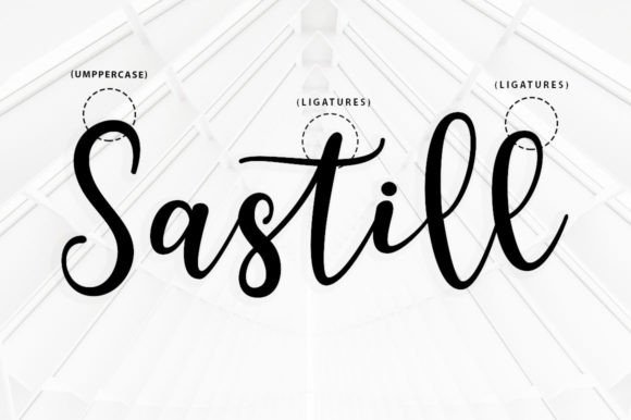 Sastill Font Poster 4