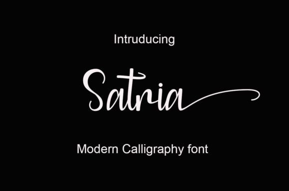 Satria Font Poster 1