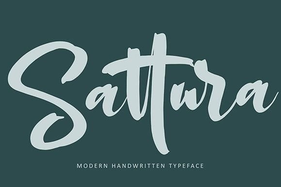 Sattura Font Poster 1