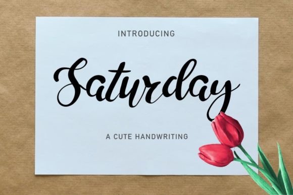 Saturday Font