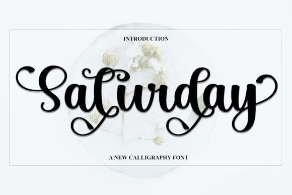 Saturday Font Poster 1