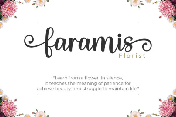 Saturday Garden Font Poster 4
