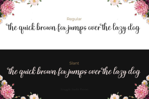 Saturday Garden Font Poster 7