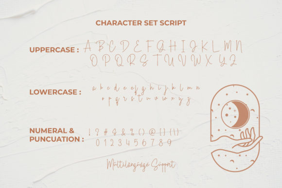 Saturday Moon Font Poster 5