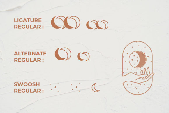 Saturday Moon Font Poster 9