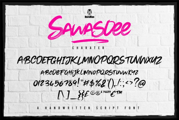 Sawasdee Font Poster 7