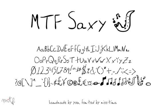 Saxy Font