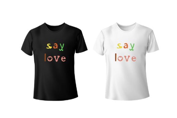 Say Love Font Poster 3