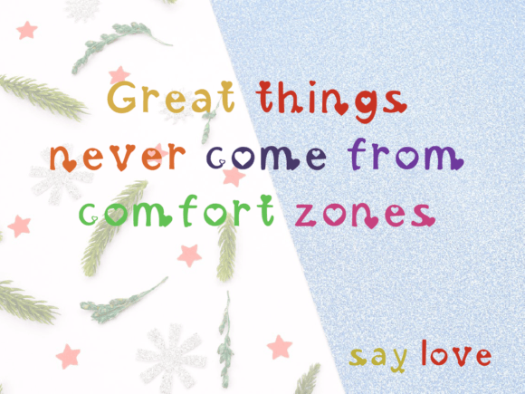 Say Love Font Poster 4
