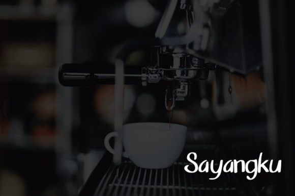 Sayangku Font Poster 4