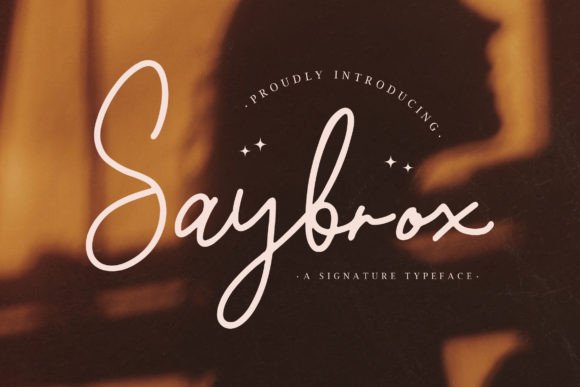 Saybrox Font Poster 1