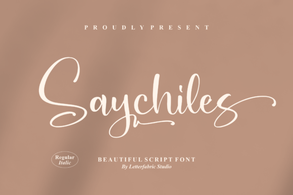 Saychiles Font Poster 1