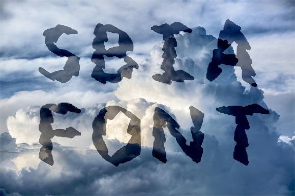 Sbia Font Poster 2