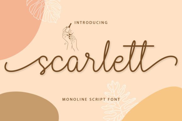 Scarlett Font Poster 1