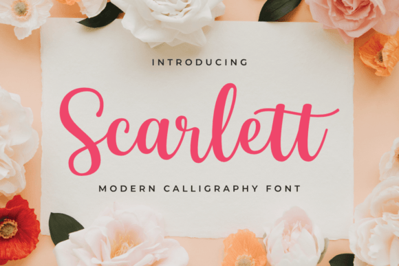 Scarlett Font Poster 1