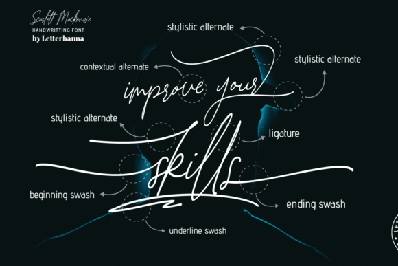 Scarlett Mackenzie Font Poster 2