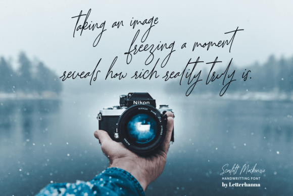 Scarlett Mackenzie Font Poster 5
