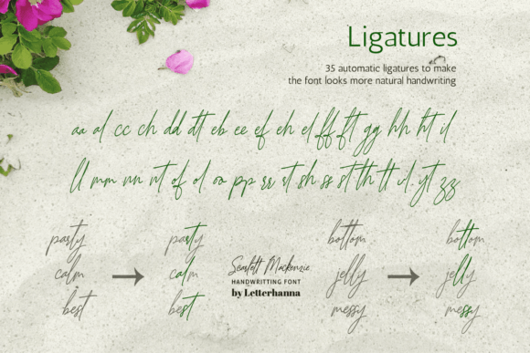Scarlett Mackenzie Font Poster 8