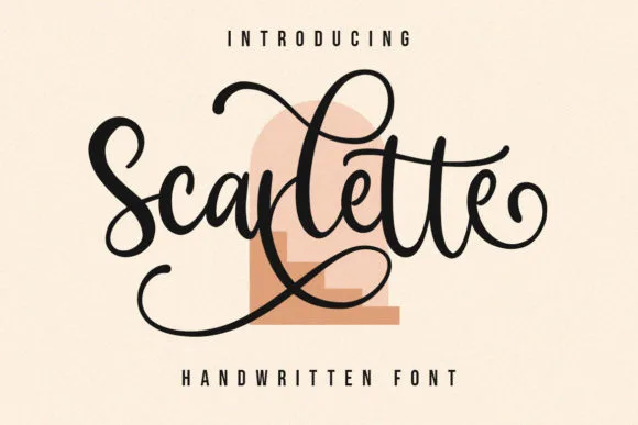 Scarlette Font Scarlette Font Poster 1