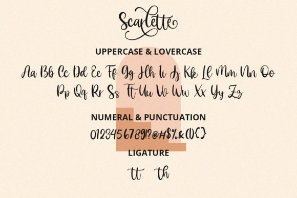 Scarlette Font Poster 6