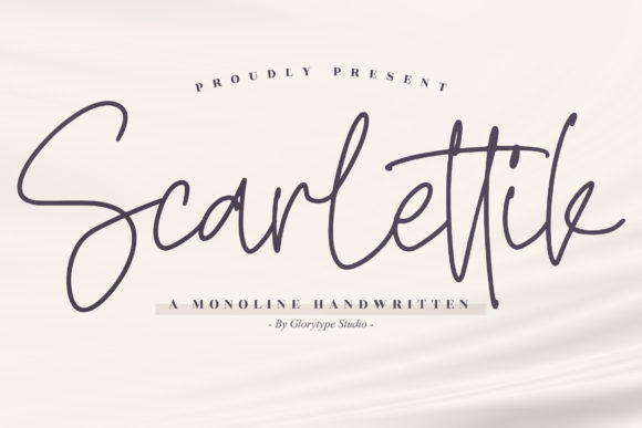 Scarlettik Font Poster 1