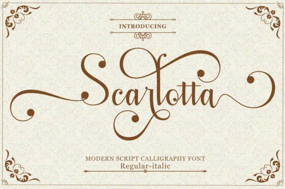 Scarlotta Font Poster 1