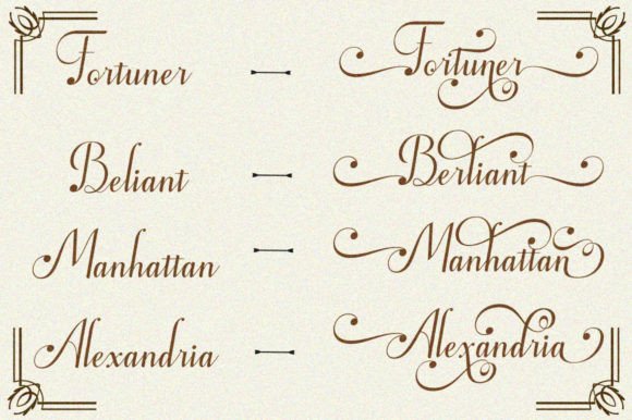 Scarlotta Font Poster 5
