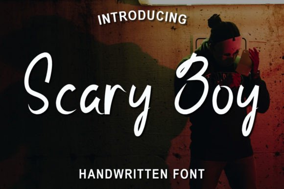 Scary Boy Font Poster 1