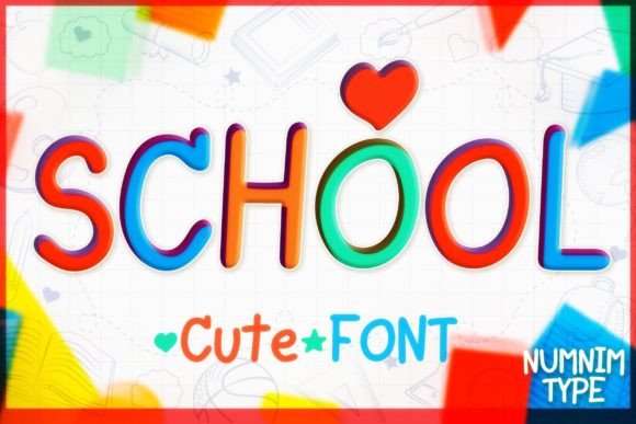 School Font Poster 1