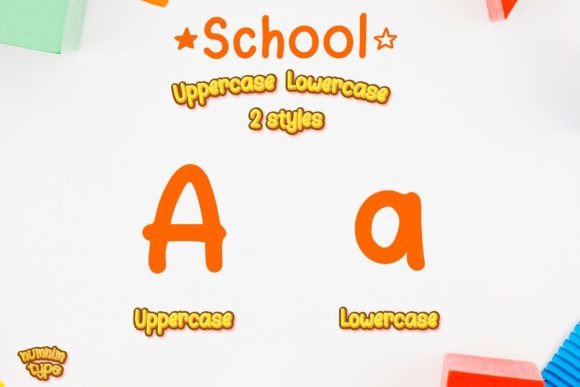 School Font Poster 2
