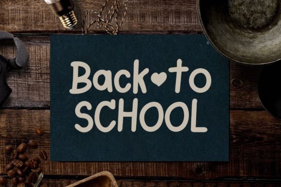 School Font Poster 6