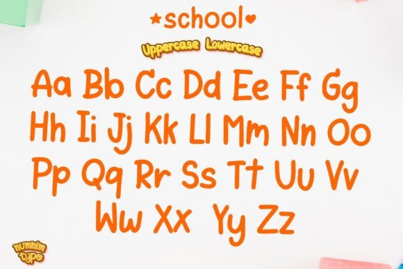 School Font Poster 7