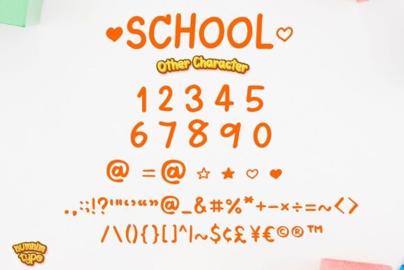 School Font Poster 8