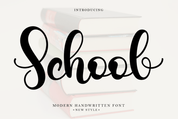 School Font Poster 1