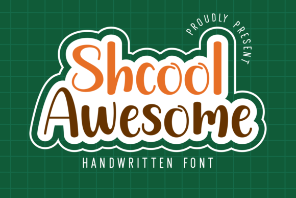 School Awesome Font