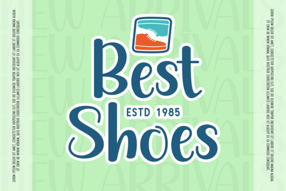 School Awesome Font Poster 5