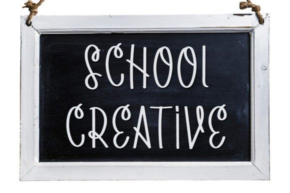 School Creative Font