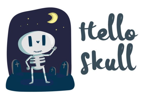 School Halloween Font Poster 4