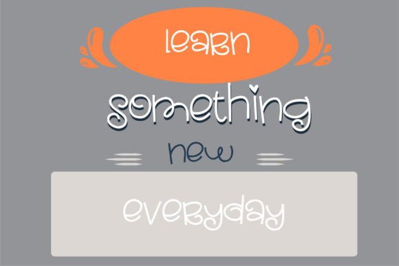 Schoolgirl Font Poster 6