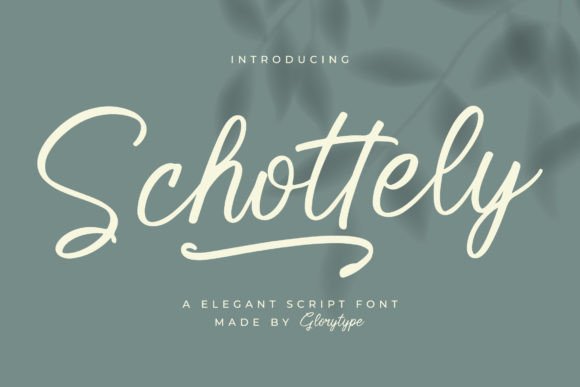 Schottely Font Poster 1