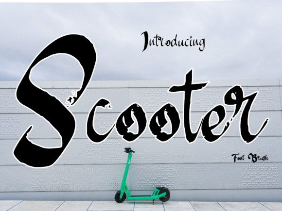 Scooter Font Poster 1