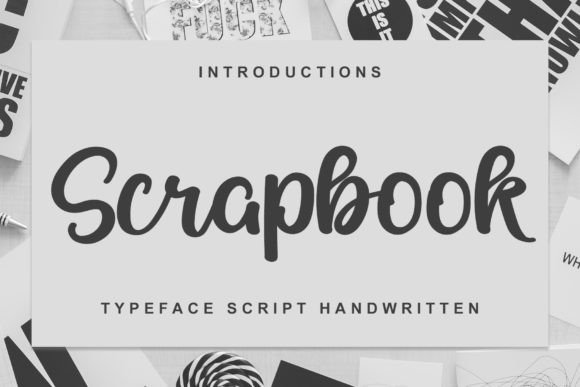 Scrapbook Font Poster 1