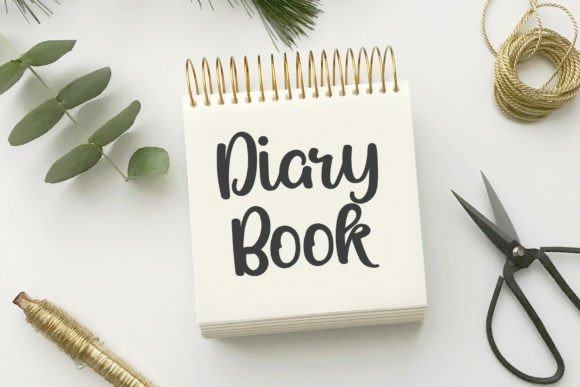 Scrapbook Font Poster 6