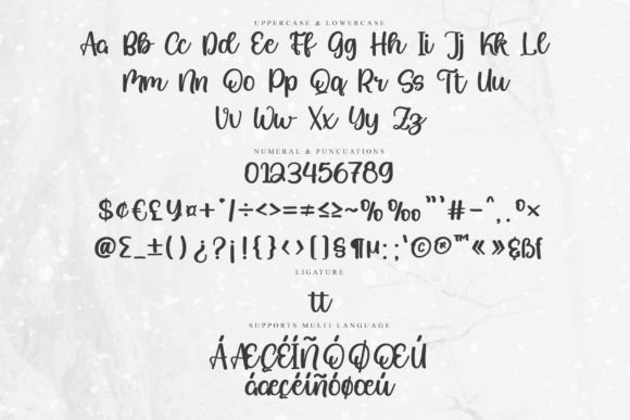 Scrapbook Font Poster 7