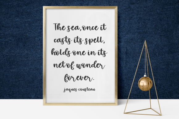 Sea Mist Font Poster 6
