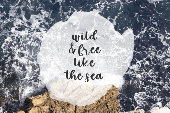 Sea Mist Font Poster 10