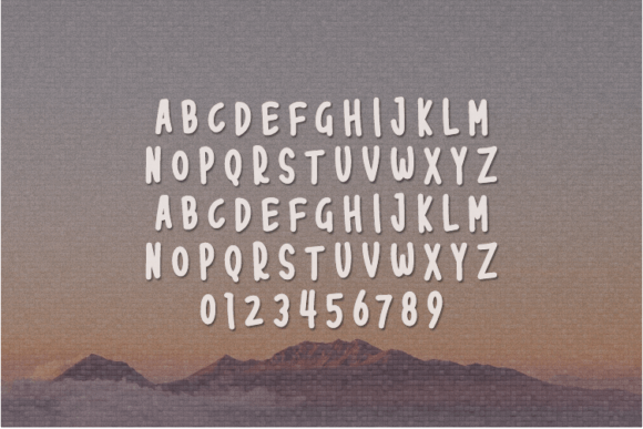 Seamless Font Poster 2